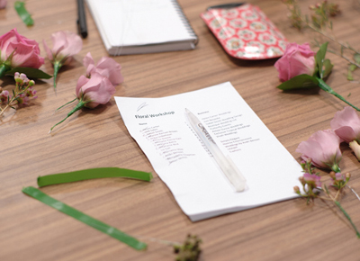 workshop list Learning the Art of Floristry