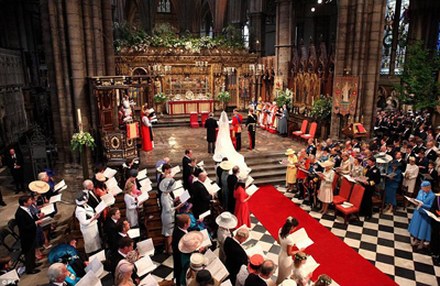 service with guests Royal Wedding Round Up